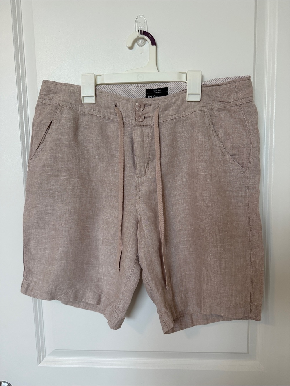 Jones New York Men's Linen Shorts - Light Taupe
